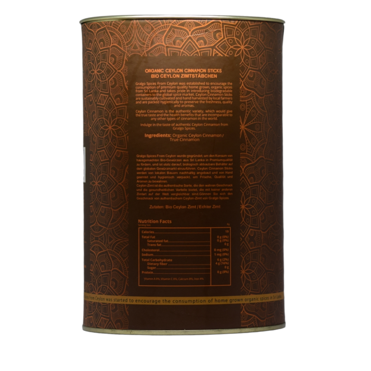 Organic Ceylon Cinnamon Sticks