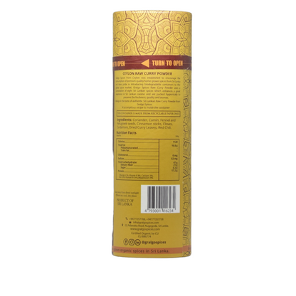 Organic Ceylon Raw Curry Powder