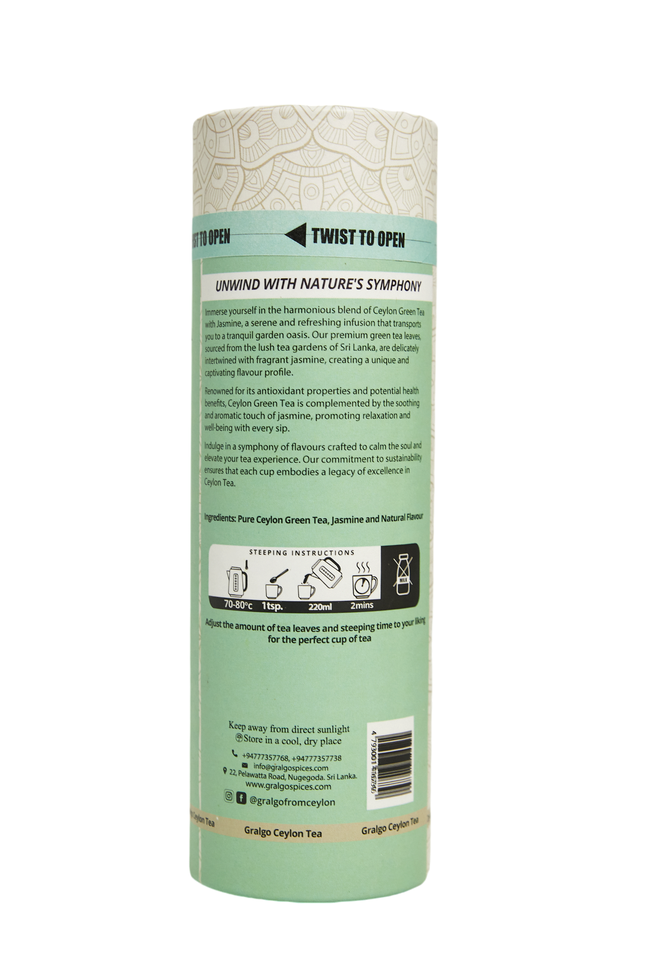 Ceylon Grean Tea Jasmine